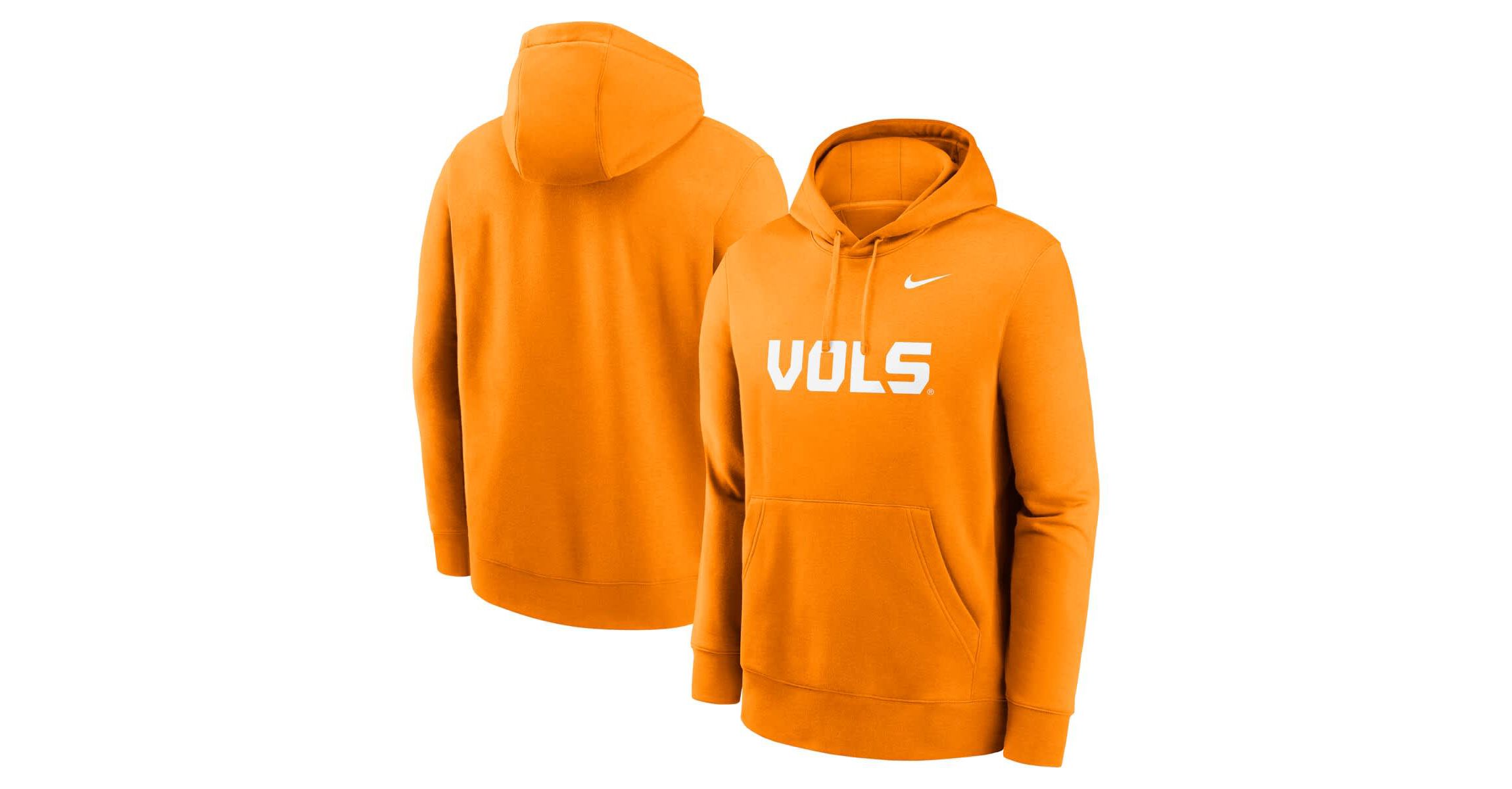 NCAA Nike Tennessee Tennessee Volunteers Primetime Alternate Logo Club Fleece Pullover Hoodie