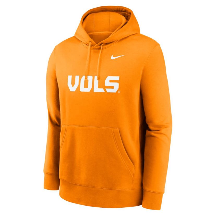 NCAA Nike Tennessee Tennessee Volunteers Primetime Alternate Logo Club Fleece Pullover Hoodie
