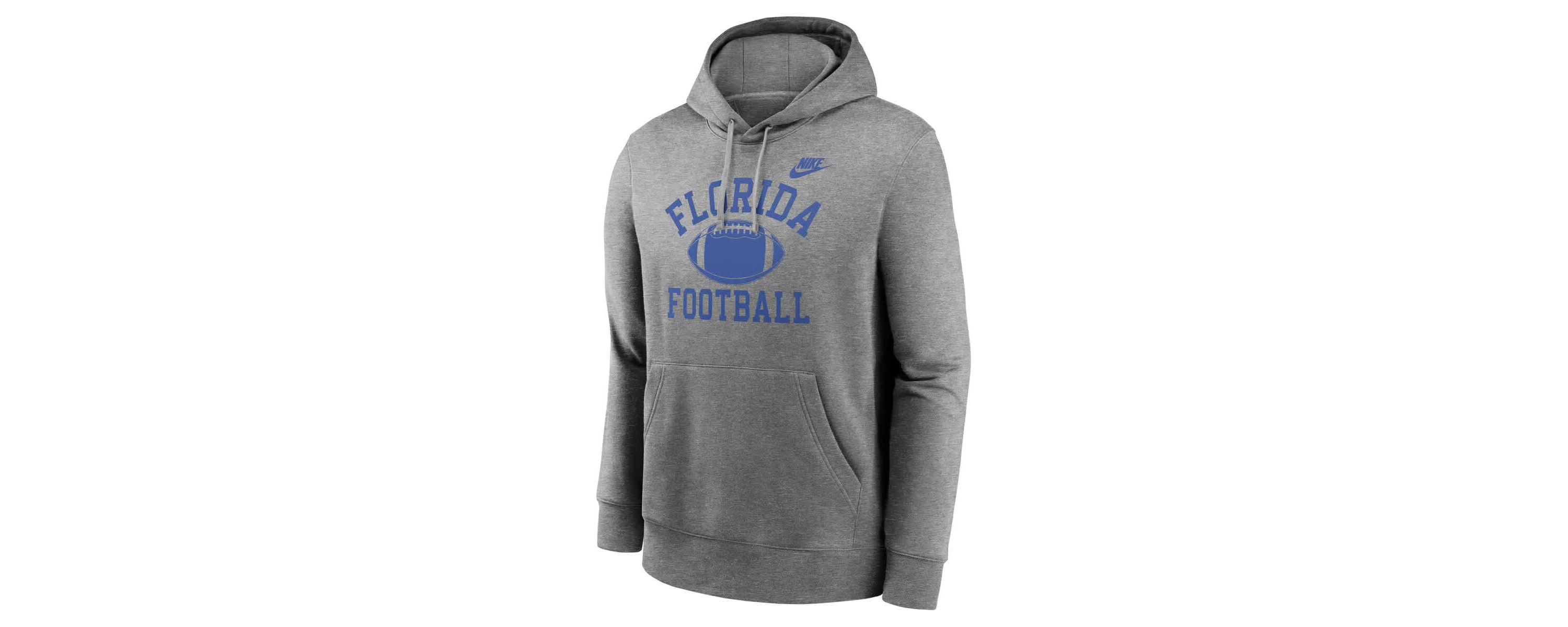 NCAA Nike Florida Gators Legacy Football Icon Club Fleece Pullover Hoodie