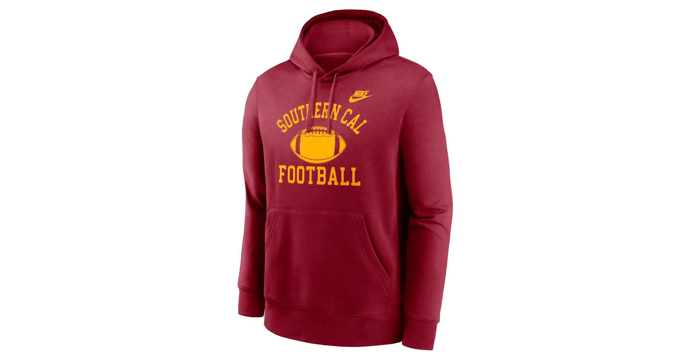 NCAA Nike USC Trojans Legacy Football Icon Club Fleece Pullover Hoodie