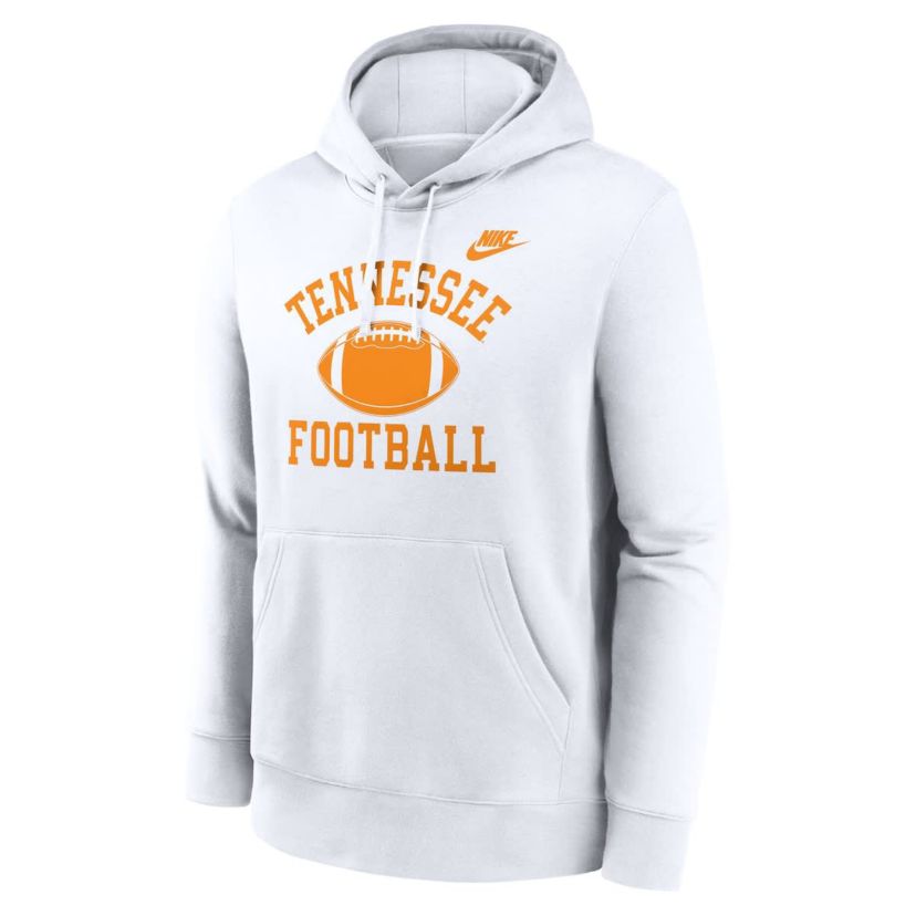 NCAA Nike Tennessee Volunteers Legacy Football Icon Club Fleece Pullover Hoodie