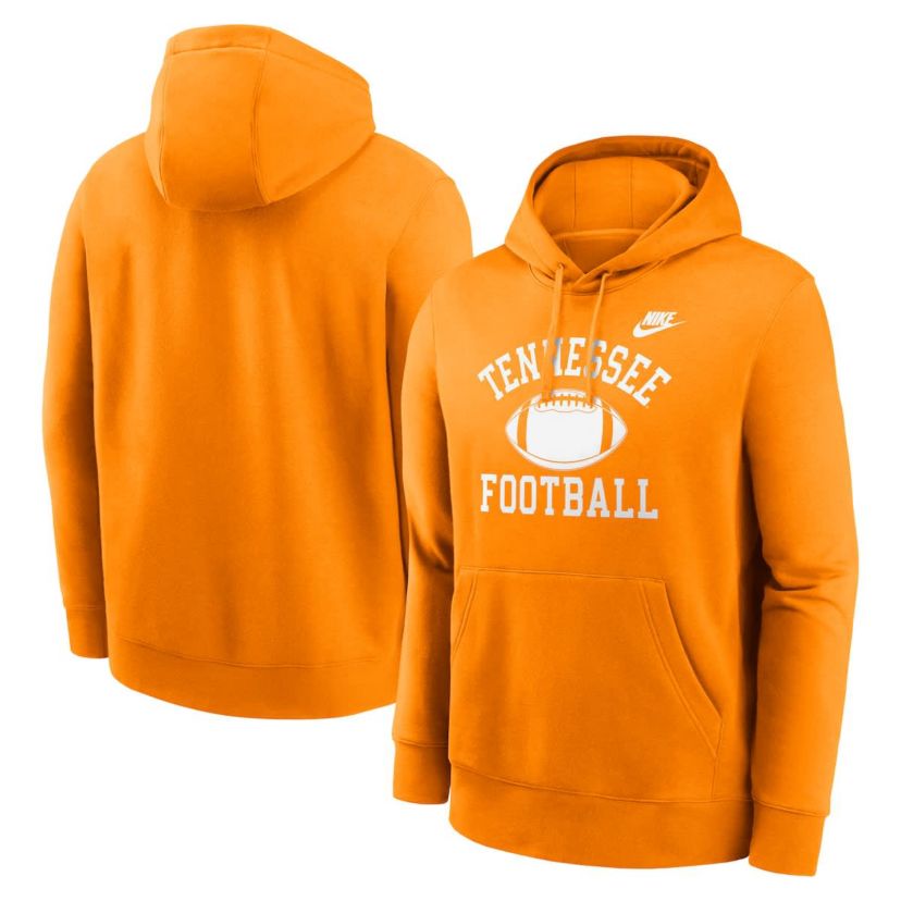 NCAA Nike Tennessee Tennessee Volunteers Legacy Football Icon Club Fleece Pullover Hoodie