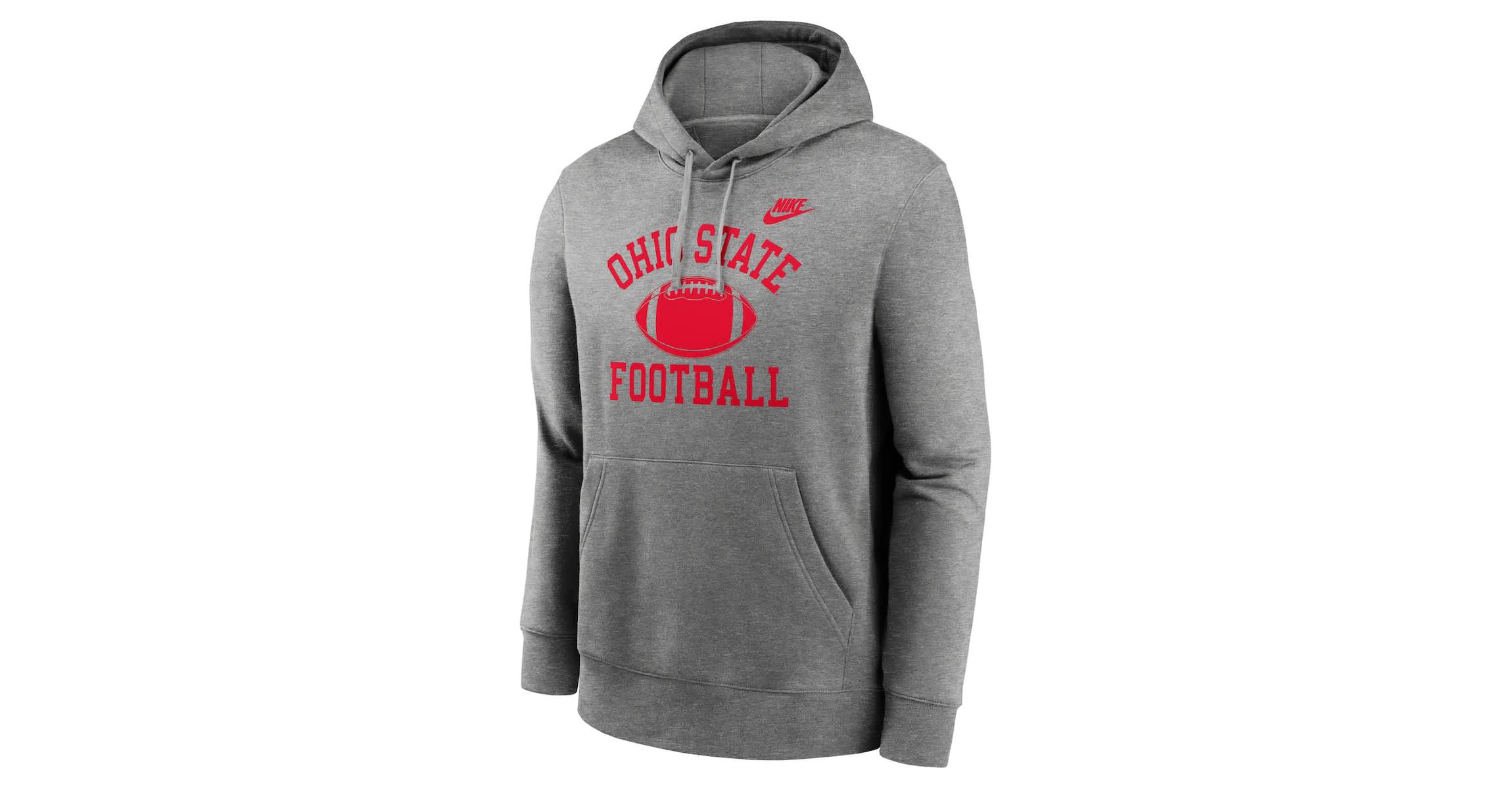 NCAA Nike Ohio State Buckeyes Legacy Football Icon Club Fleece Pullover Hoodie
