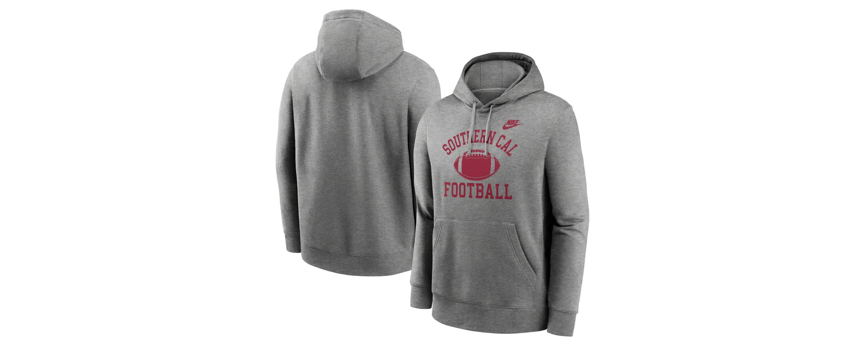 NCAA Nike USC Trojans Legacy Football Icon Club Fleece Pullover Hoodie