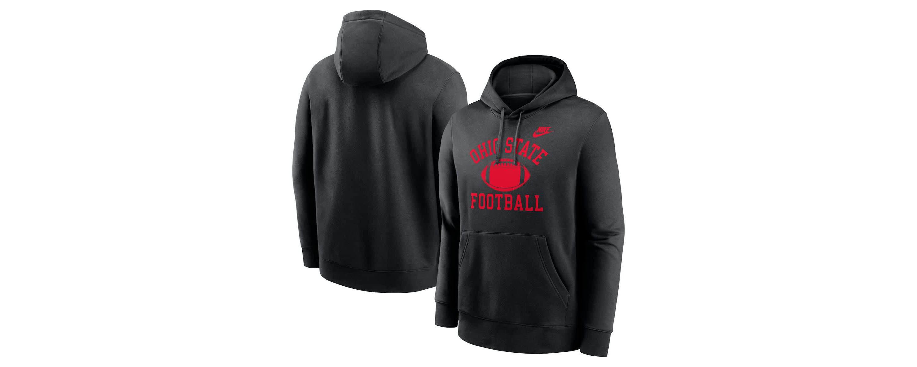 NCAA Nike Ohio State Buckeyes Legacy Football Icon Club Fleece Pullover Hoodie
