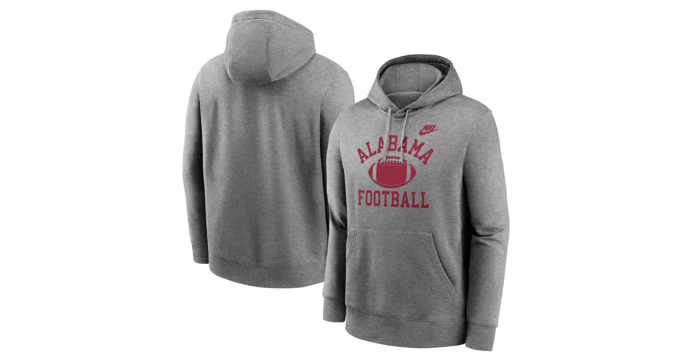 Alabama Crimson Tide NCAA Nike Alabama Tide Legacy Football Icon Club Fleece Pullover Hoodie