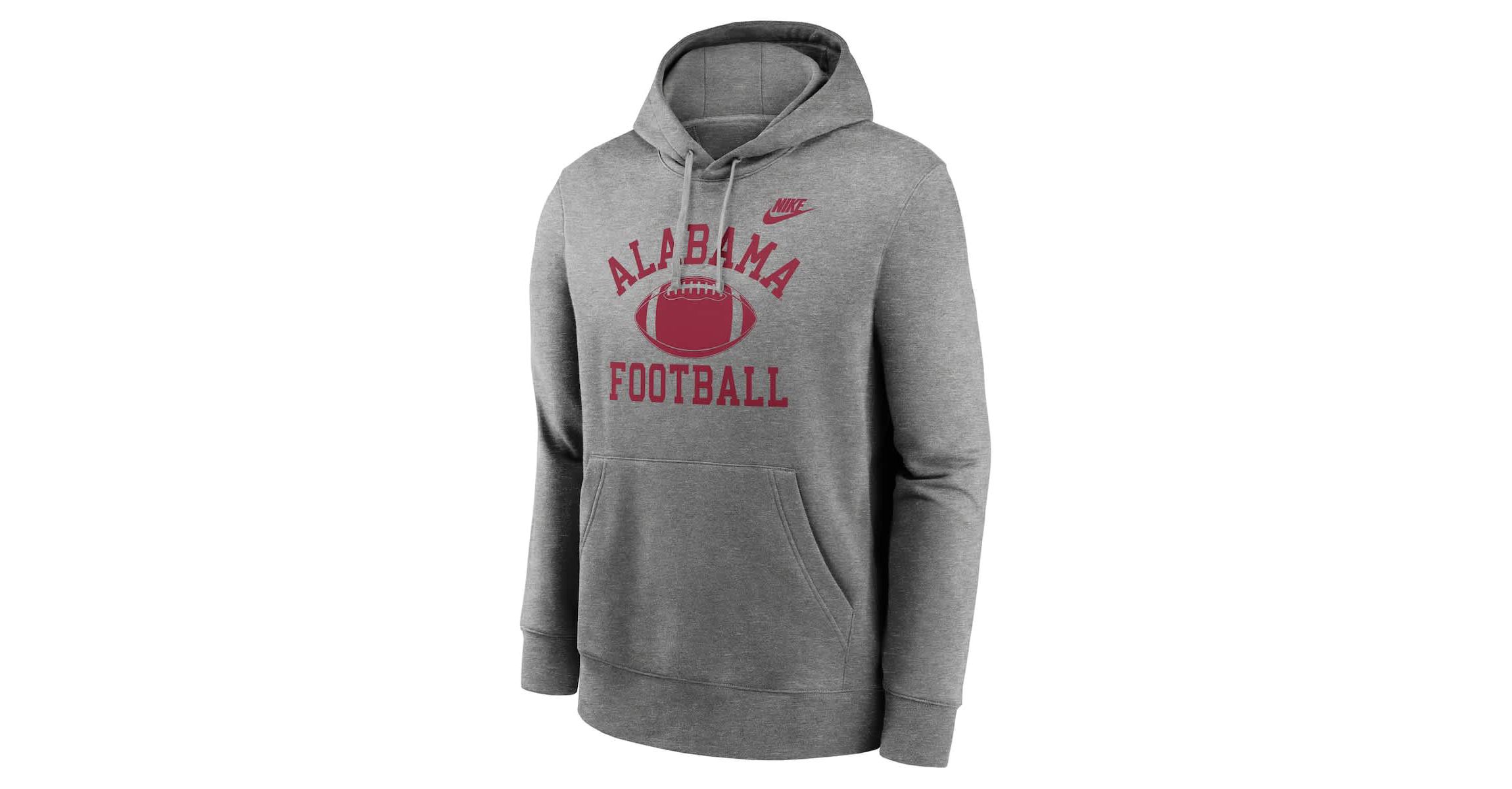 Alabama Crimson Tide NCAA Nike Alabama Tide Legacy Football Icon Club Fleece Pullover Hoodie