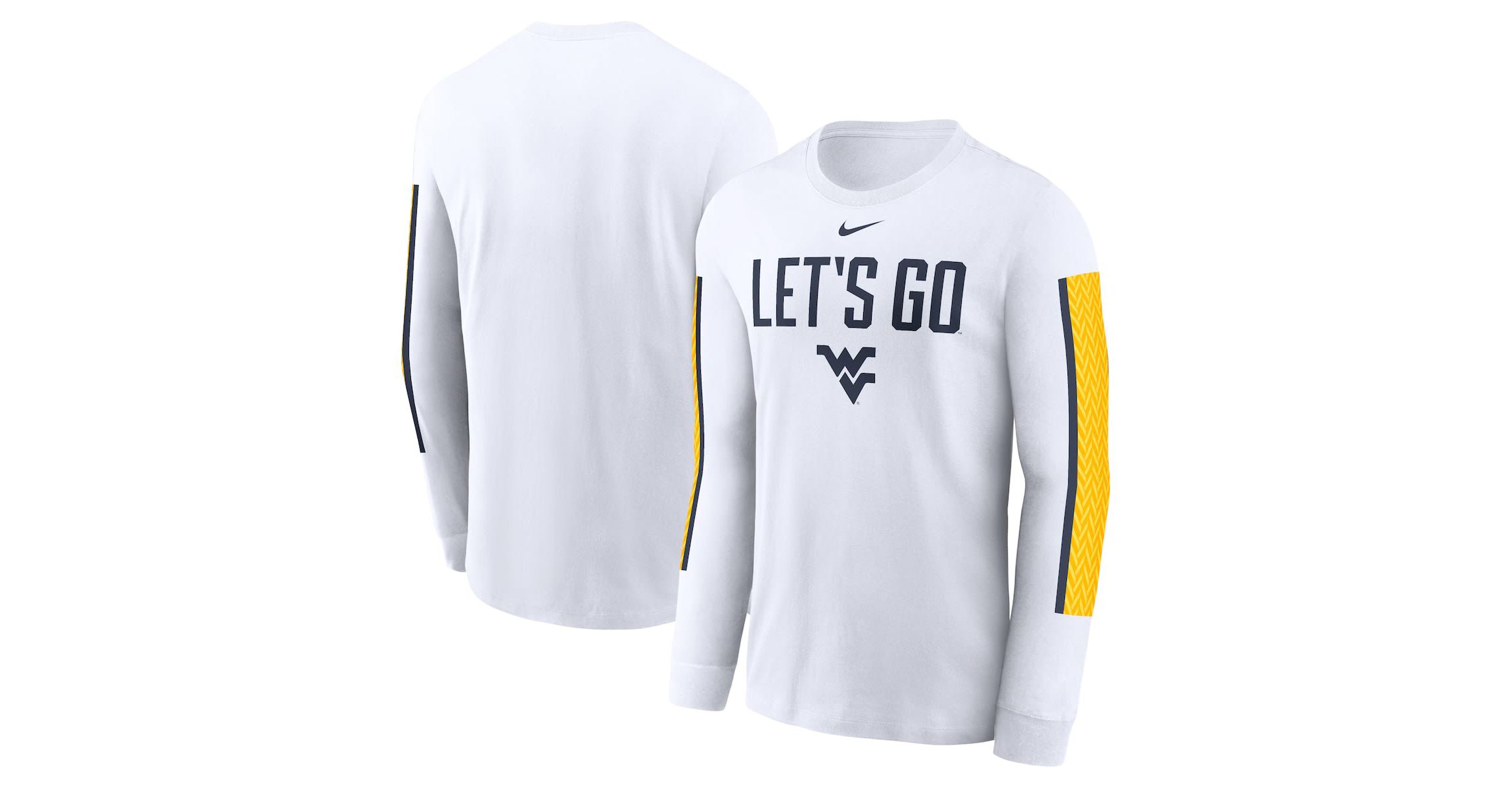 NCAA Nike West Virginia Mountaineers Local Spirit Slogan Long Sleeve T-Shirt