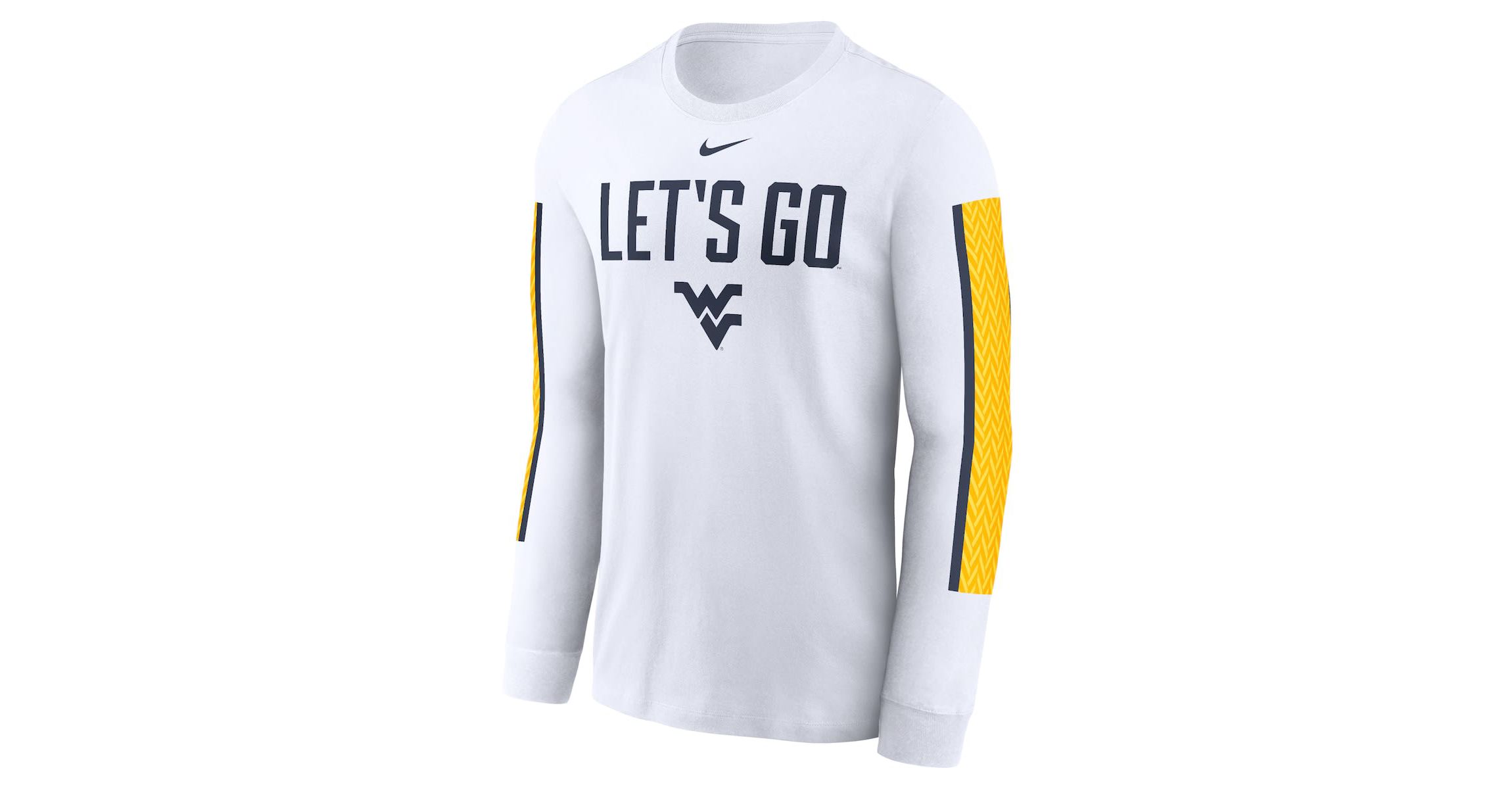 NCAA Nike West Virginia Mountaineers Local Spirit Slogan Long Sleeve T-Shirt