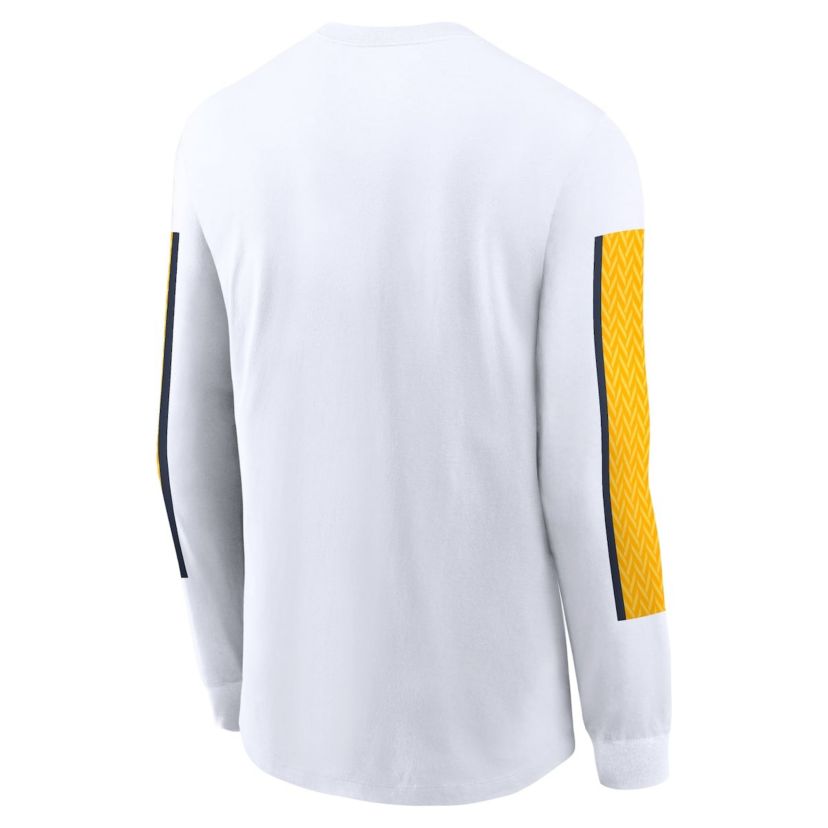 NCAA Nike West Virginia Mountaineers Local Spirit Slogan Long Sleeve T-Shirt