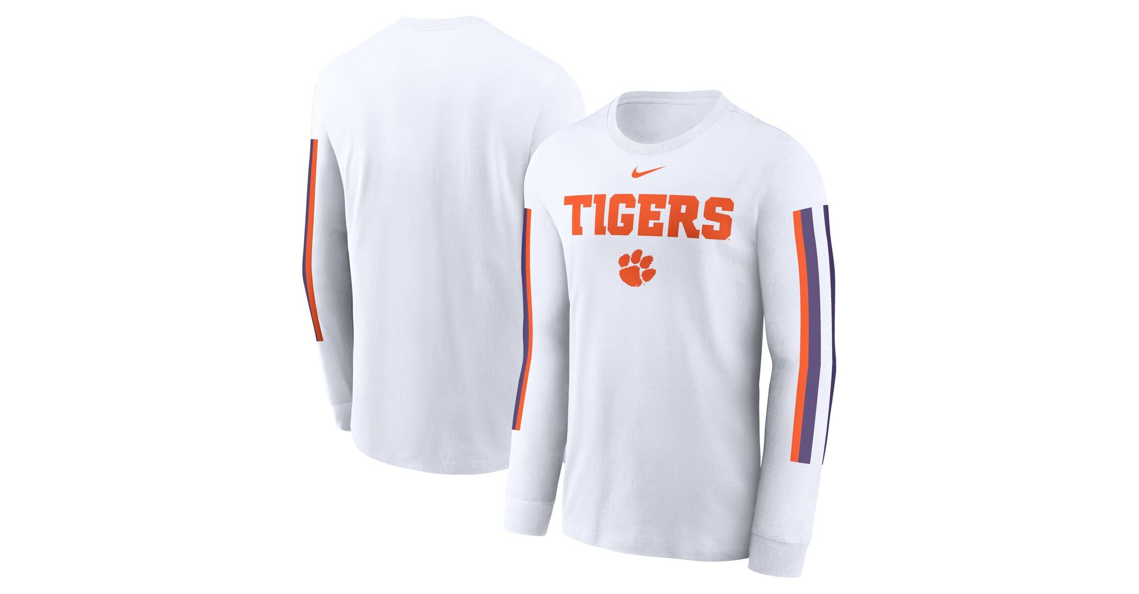 NCAA Nike Clemson Tigers Local Spirit Slogan Long Sleeve T-Shirt