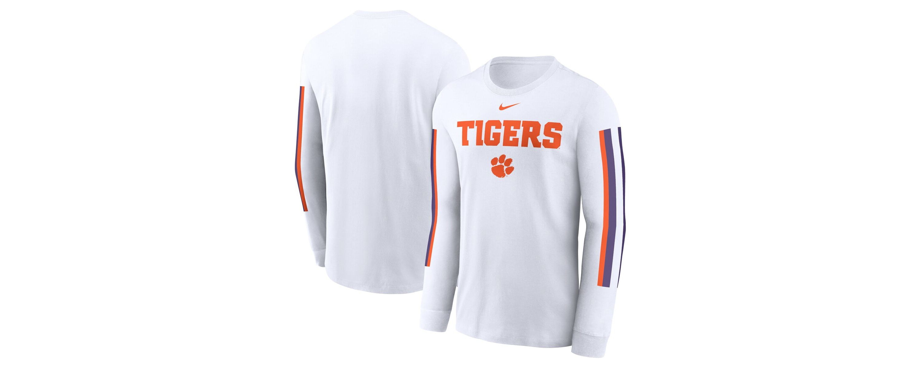 NCAA Nike Clemson Tigers Local Spirit Slogan Long Sleeve T-Shirt