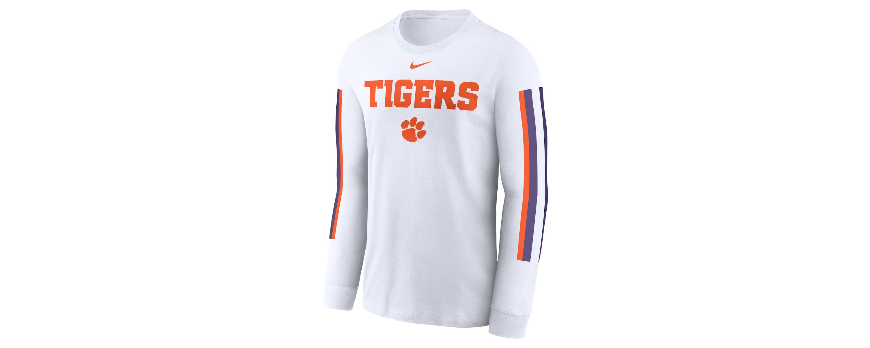 NCAA Nike Clemson Tigers Local Spirit Slogan Long Sleeve T-Shirt