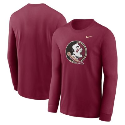 Men's NCAA Nike Florida State Seminoles Primary Logo Long Sleeve T-Shirt, 2XL