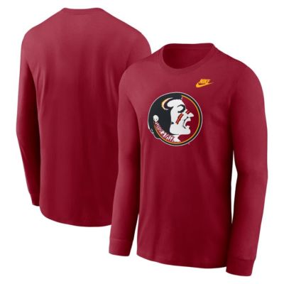 Men's NCAA Nike Florida State Seminoles Legacy Primary Logo Long Sleeve T-Shirt, 2XL