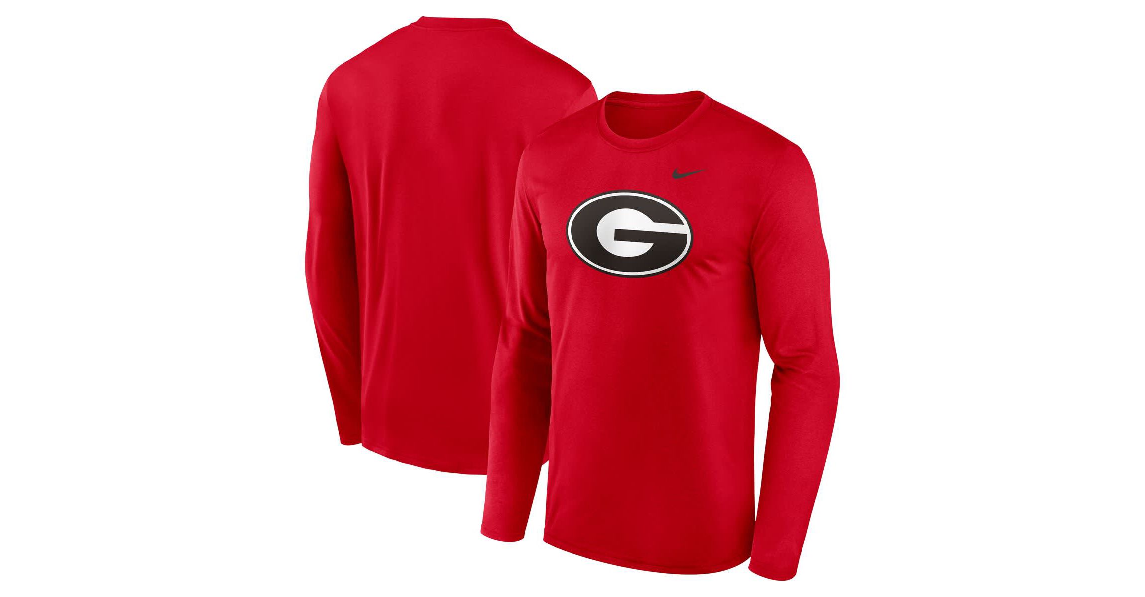 NCAA Nike Georgia Bulldogs Primetime Primary Legend Long Sleeve T-Shirt