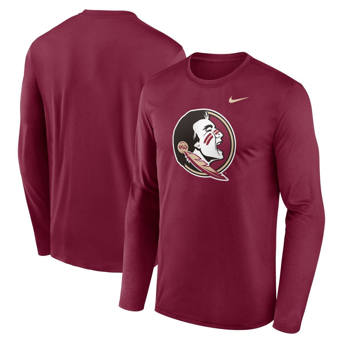 NCAA Nike Florida State Seminoles Primetime Primary Legend Long Sleeve T-Shirt