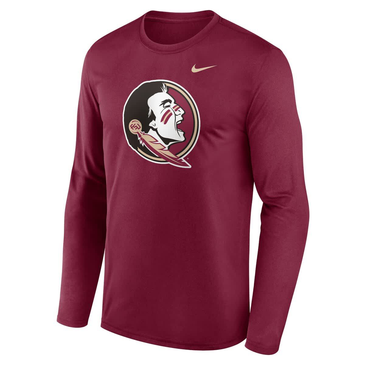 NCAA Nike Florida State Seminoles Primetime Primary Legend Long Sleeve T-Shirt