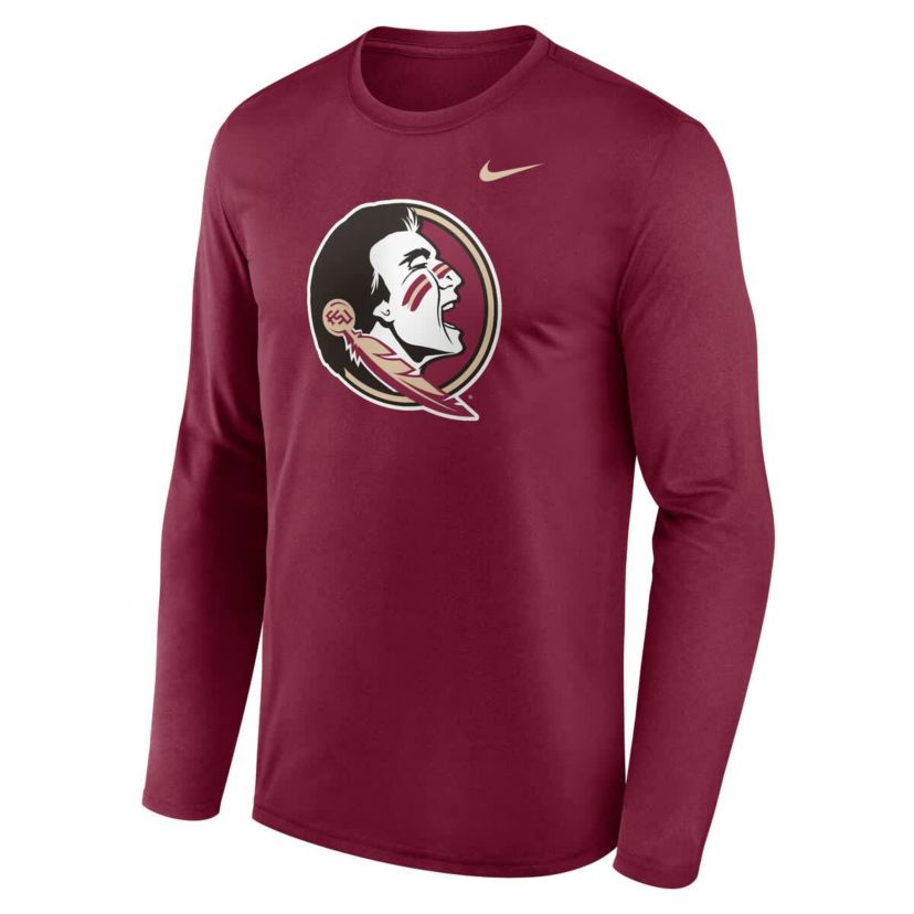 NCAA Nike Florida State Seminoles Primetime Primary Legend Long Sleeve T-Shirt
