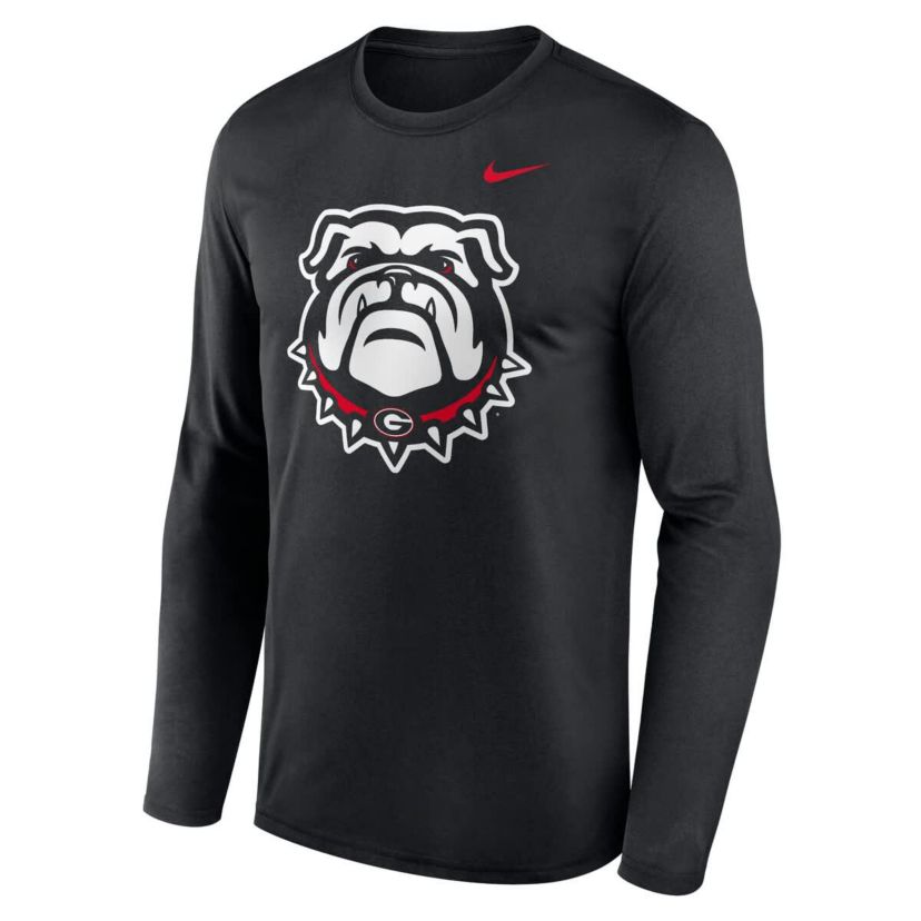 NCAA Nike Georgia Bulldogs Primetime Alternate Logo Legend Performance Long Sleeve T-Shirt