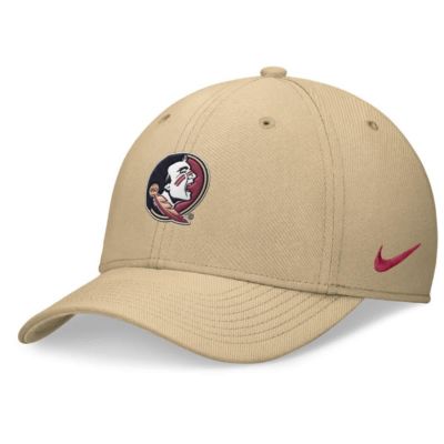 Men's NCAA Nike Florida State Seminoles 2024 On-Field Swoosh Flex Hat, Gold, Medium