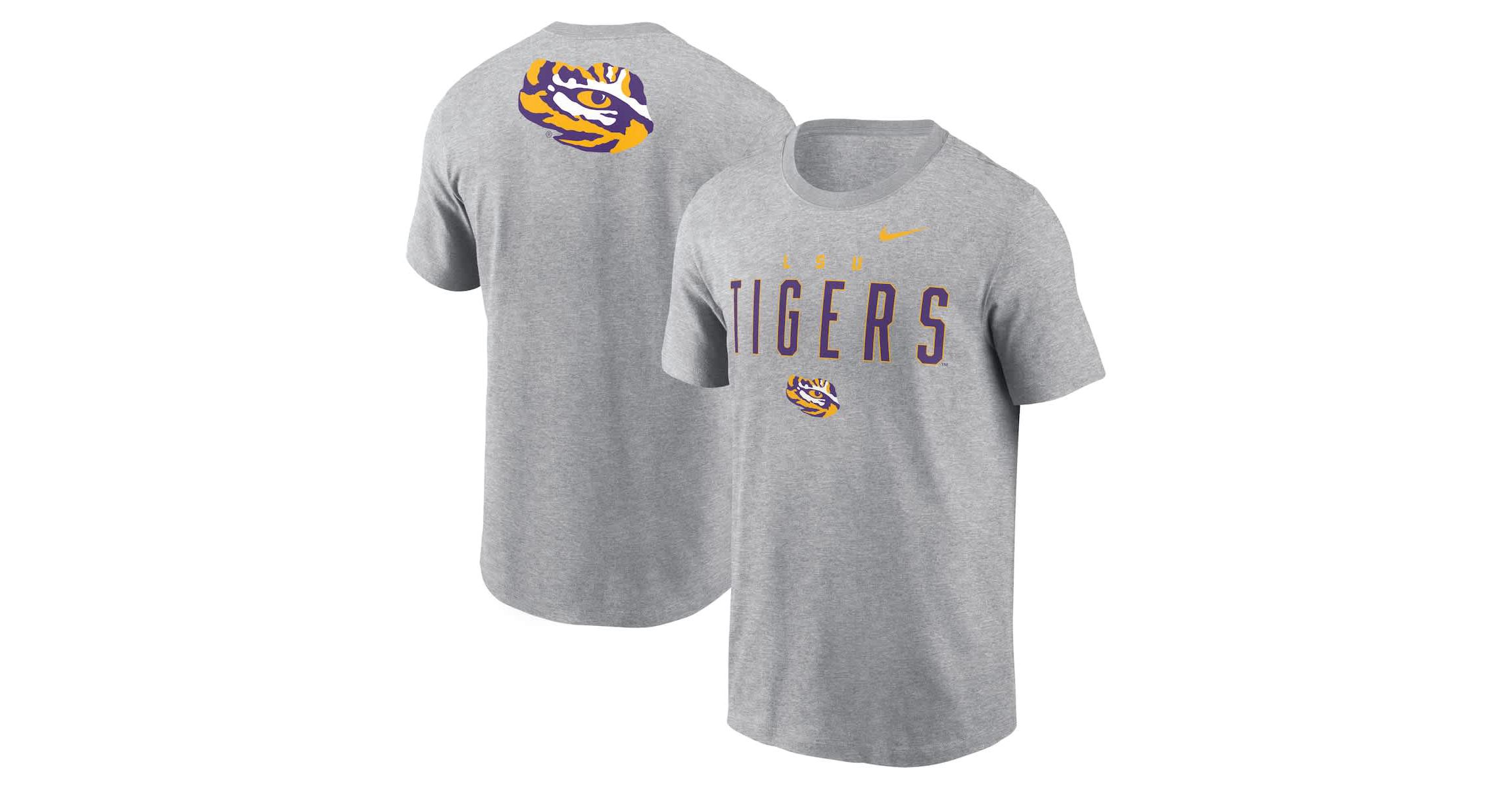 NCAA Nike LSU Tigers Campus 2-Hit Primary Mascot T-Shirt