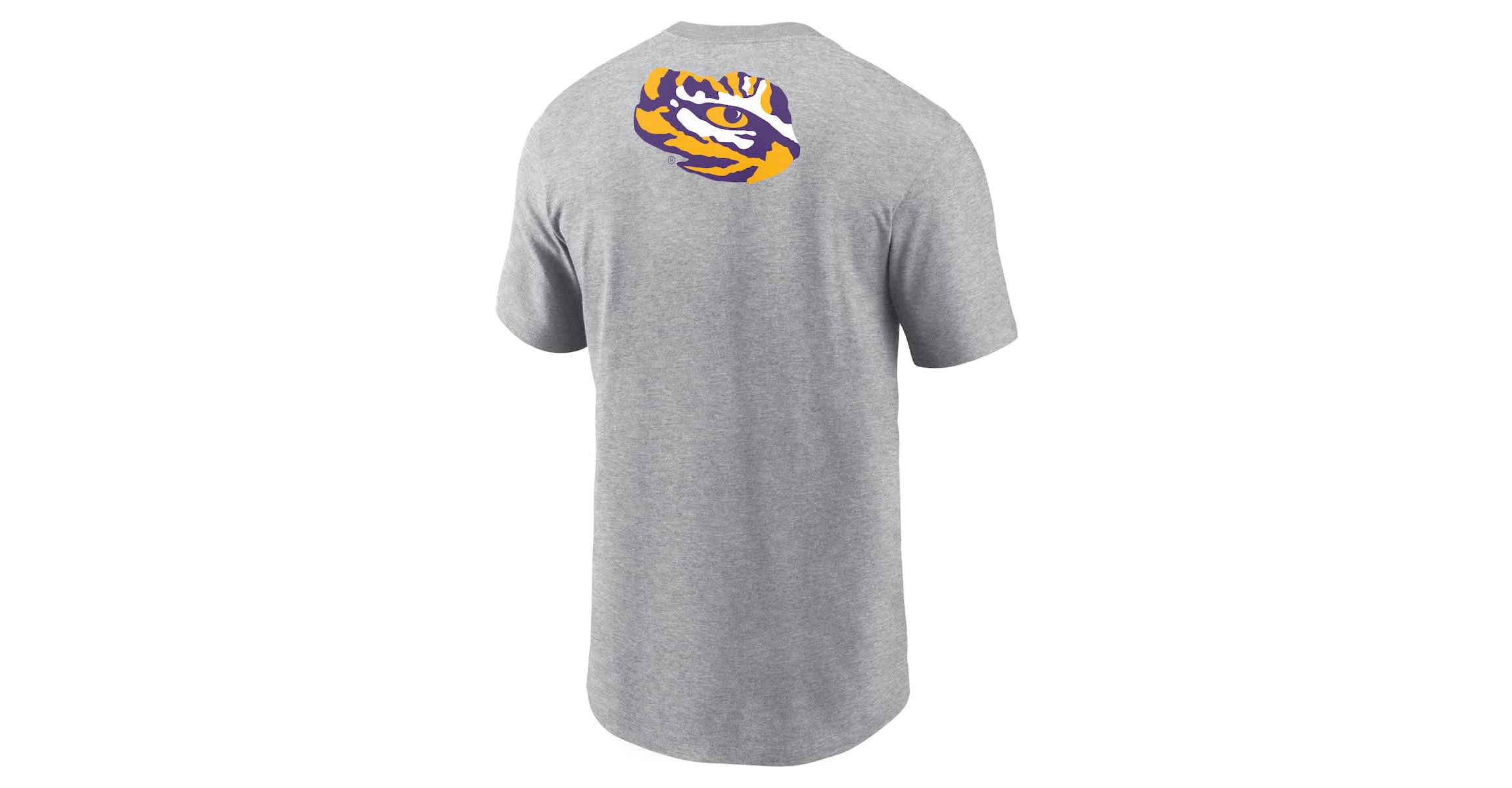 NCAA Nike LSU Tigers Campus 2-Hit Primary Mascot T-Shirt