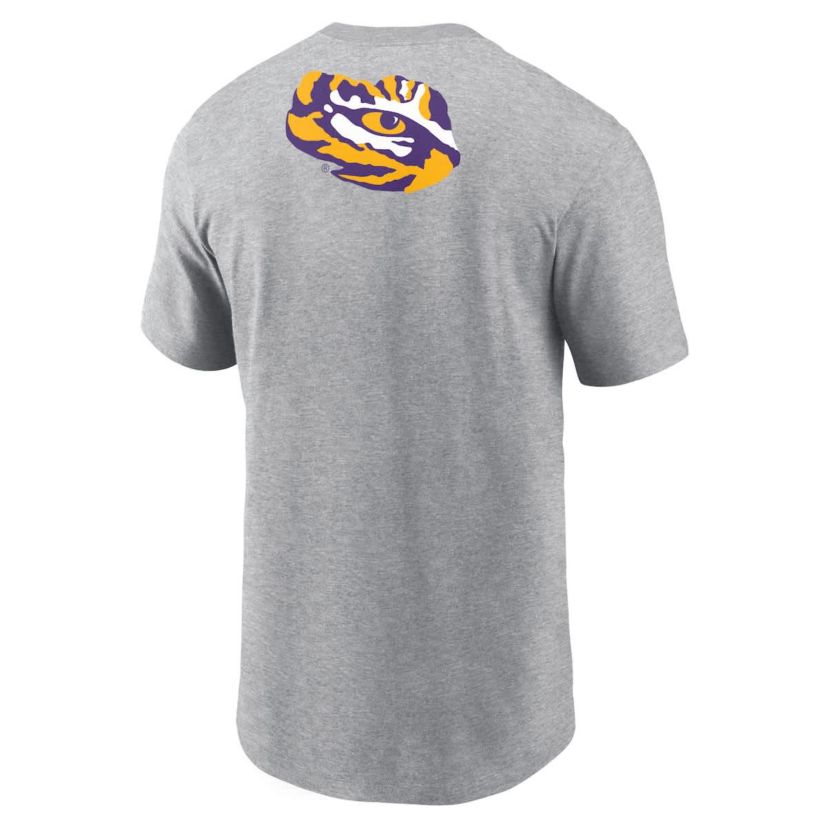 NCAA Nike LSU Tigers Campus 2-Hit Primary Mascot T-Shirt