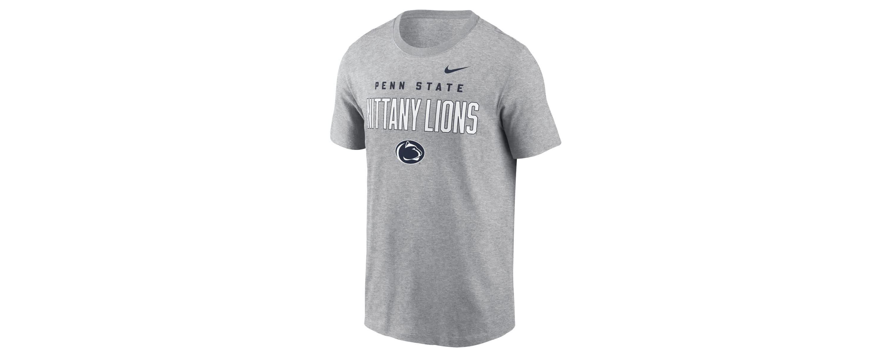 NCAA Nike Penn State Nittany Lions Campus 2-Hit Primary Mascot T-Shirt
