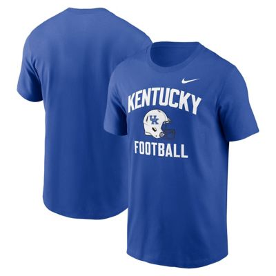 Men's NCAA Nike Kentucky Wildcats Campus Football Helmet T-Shirt, Medium