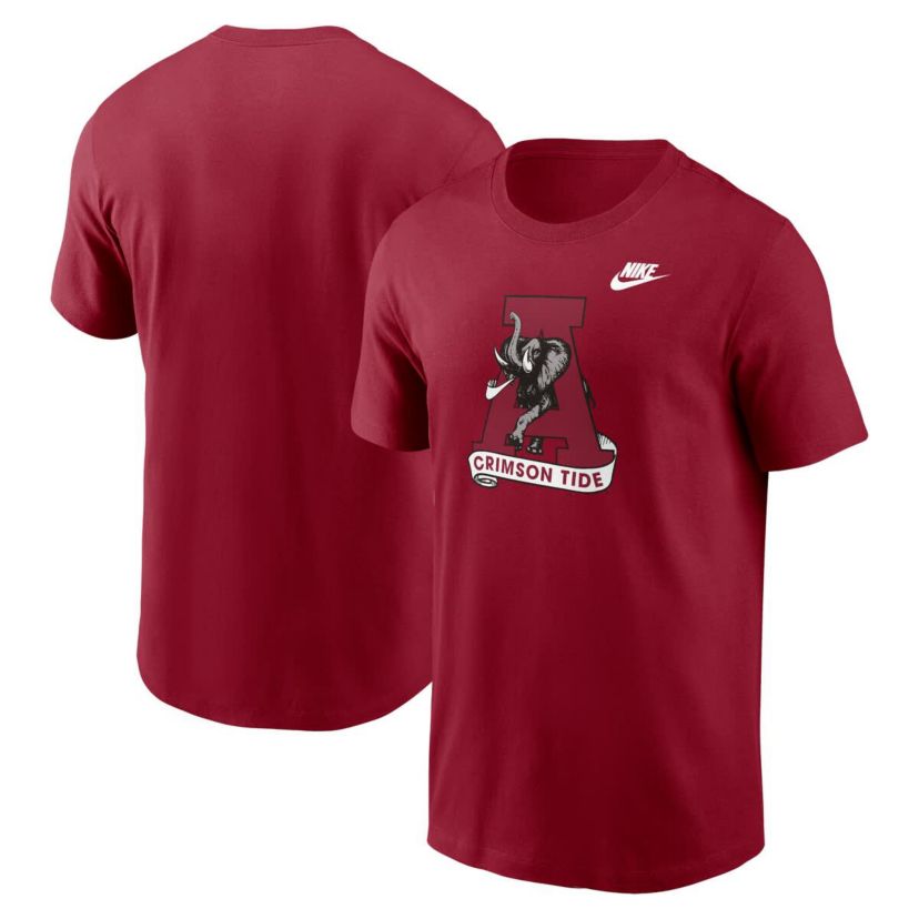 Alabama Crimson Tide NCAA Nike Alabama Tide Legacy Alternate Logo T-Shirt