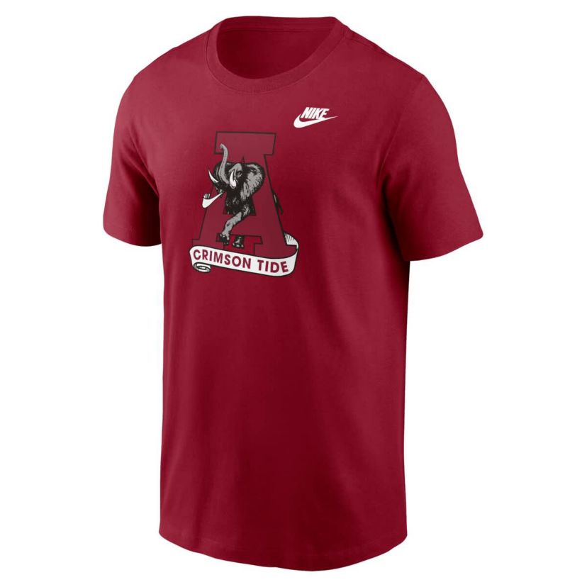 Alabama Crimson Tide NCAA Nike Alabama Tide Legacy Alternate Logo T-Shirt