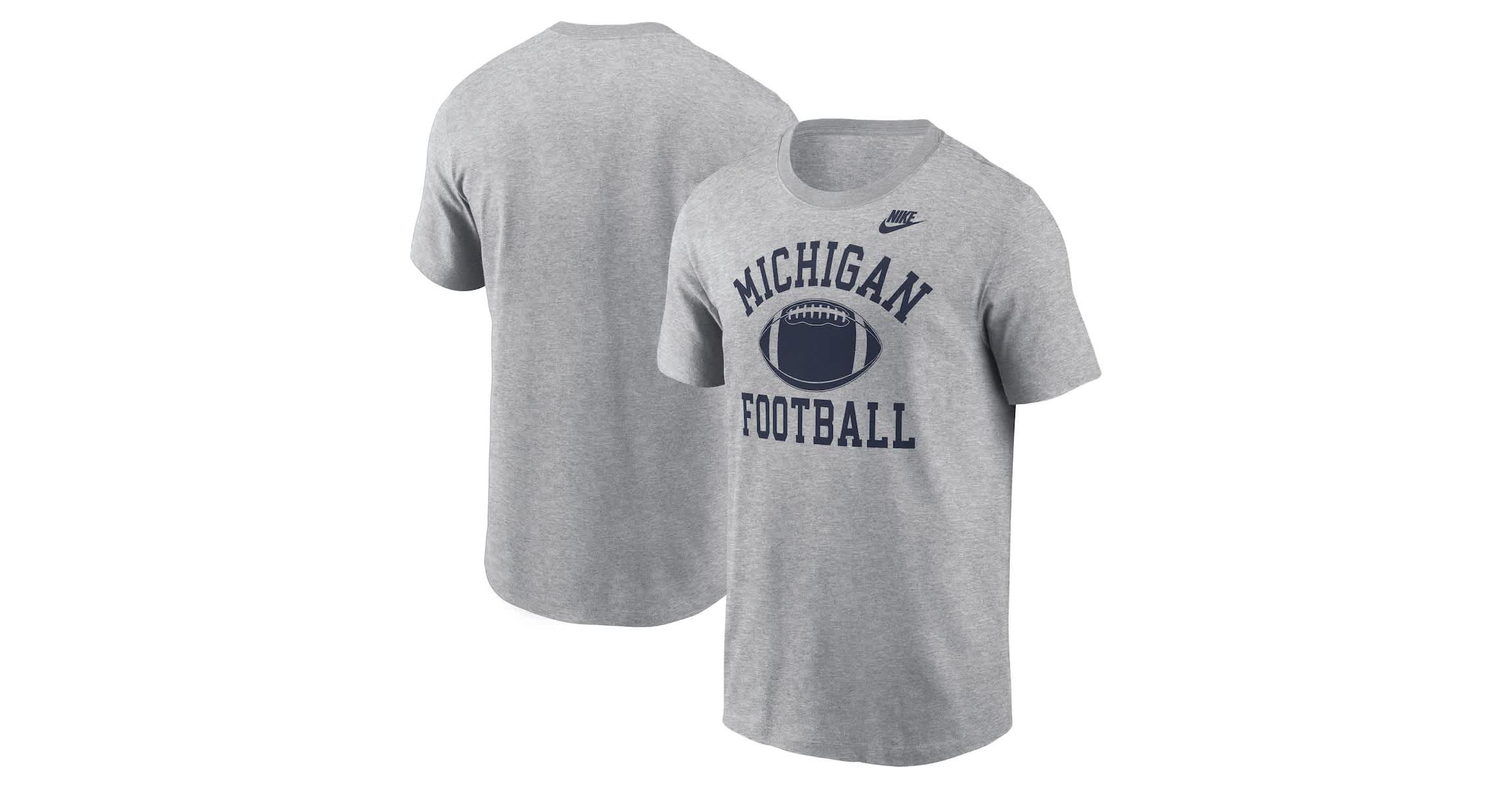 NCAA Nike Michigan Wolverines Legacy Football Icon T-Shirt