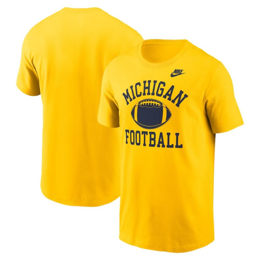 NCAA Nike Michigan Wolverines Legacy Football Icon T-Shirt