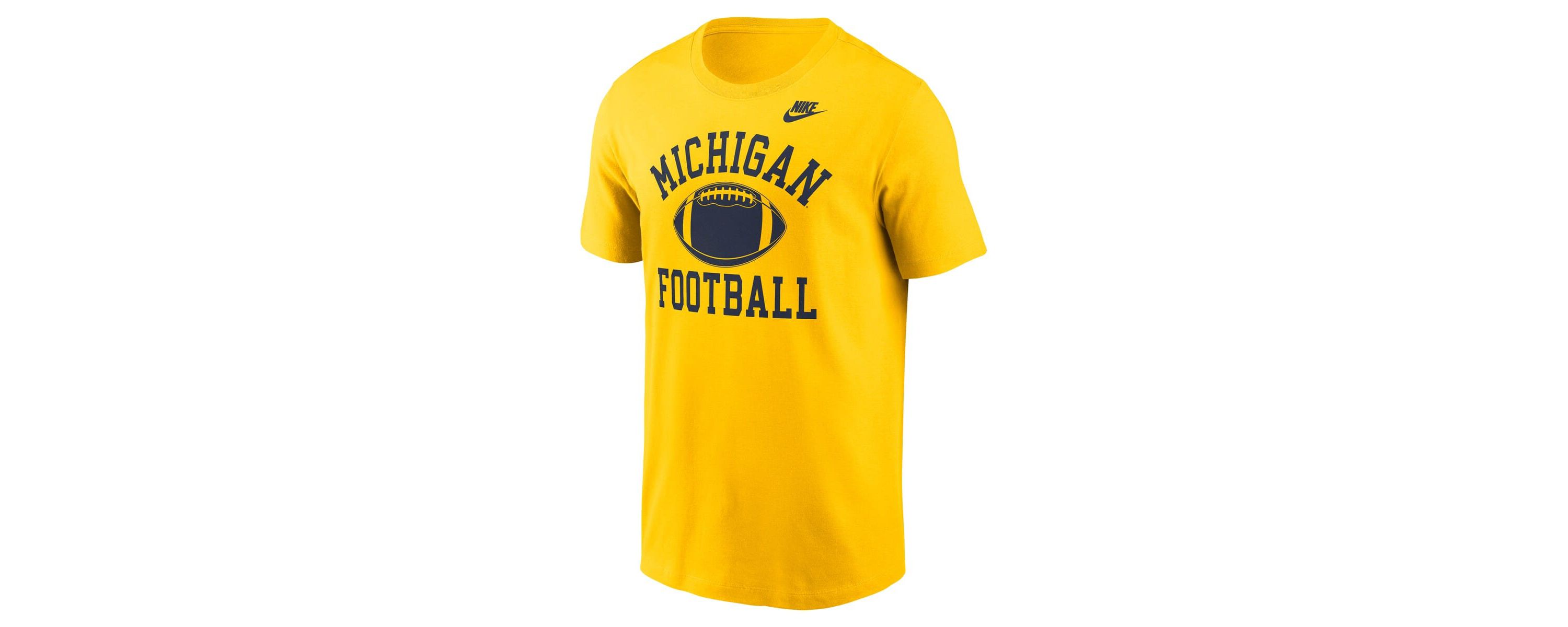 NCAA Nike Michigan Wolverines Legacy Football Icon T-Shirt