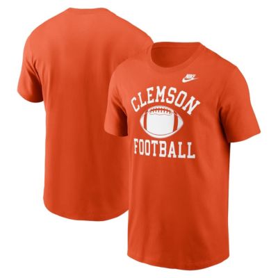 Men's NCAA Nike Clemson Tigers Legacy Football Icon T-Shirt, Orange, 2XL