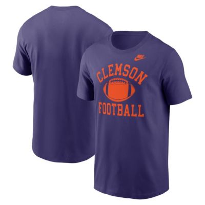 Men's NCAA Nike Clemson Tigers Legacy Football Icon T-Shirt, Purple, XL