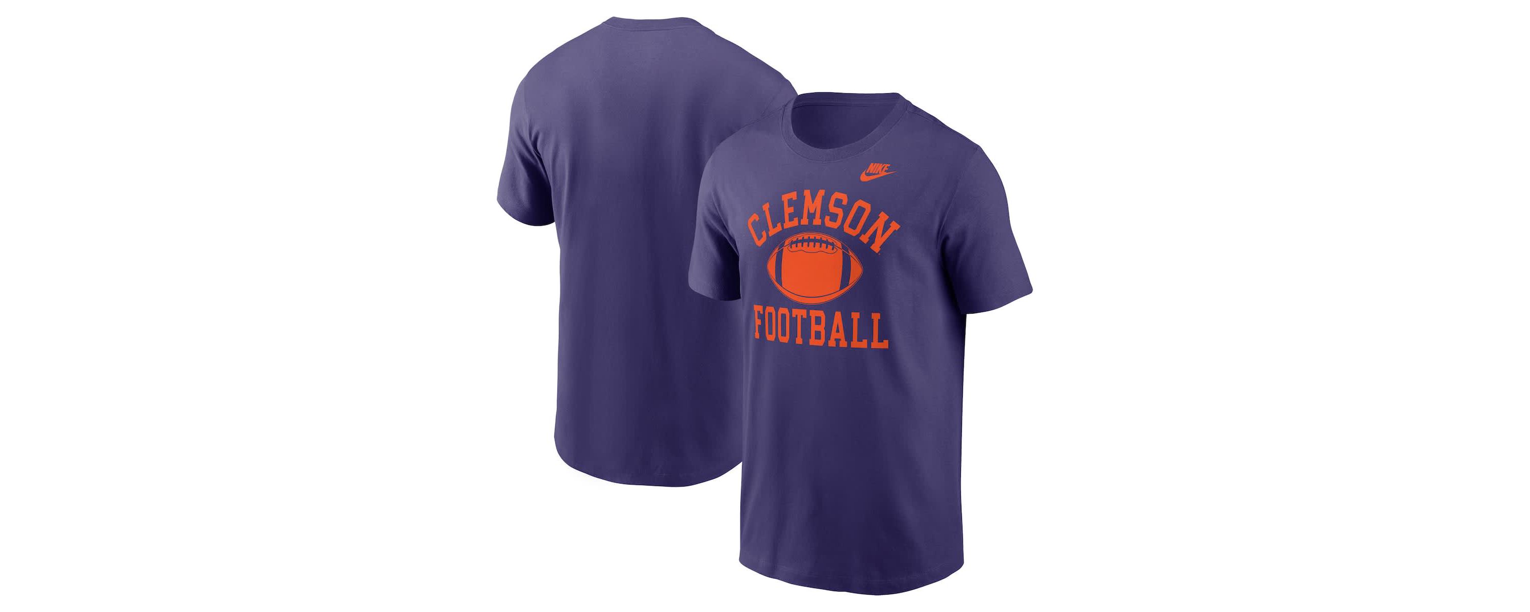 NCAA Nike Clemson Tigers Legacy Football Icon T-Shirt