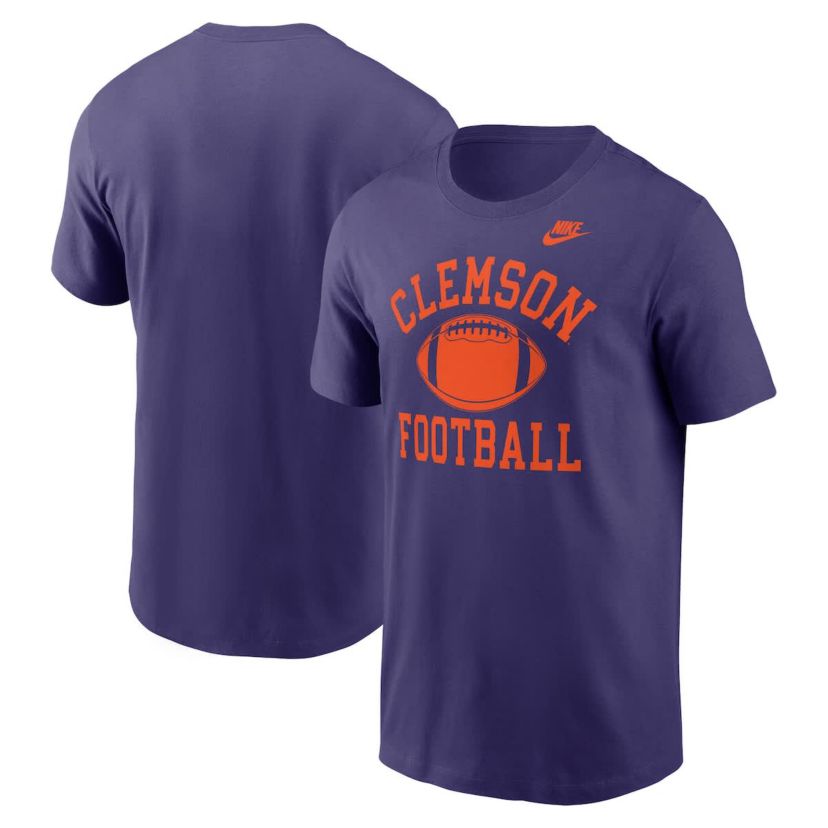 NCAA Nike Clemson Tigers Legacy Football Icon T-Shirt
