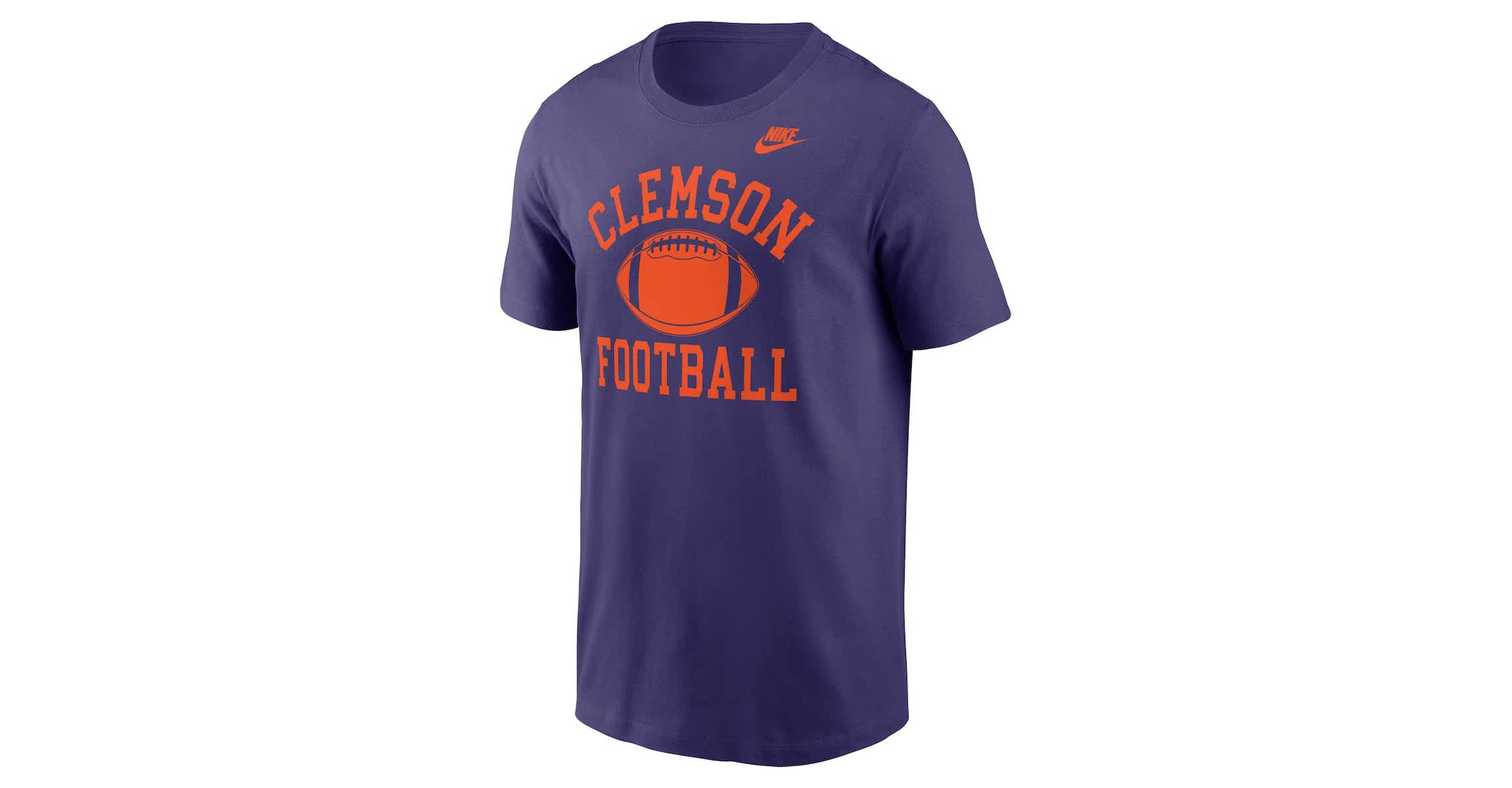 NCAA Nike Clemson Tigers Legacy Football Icon T-Shirt