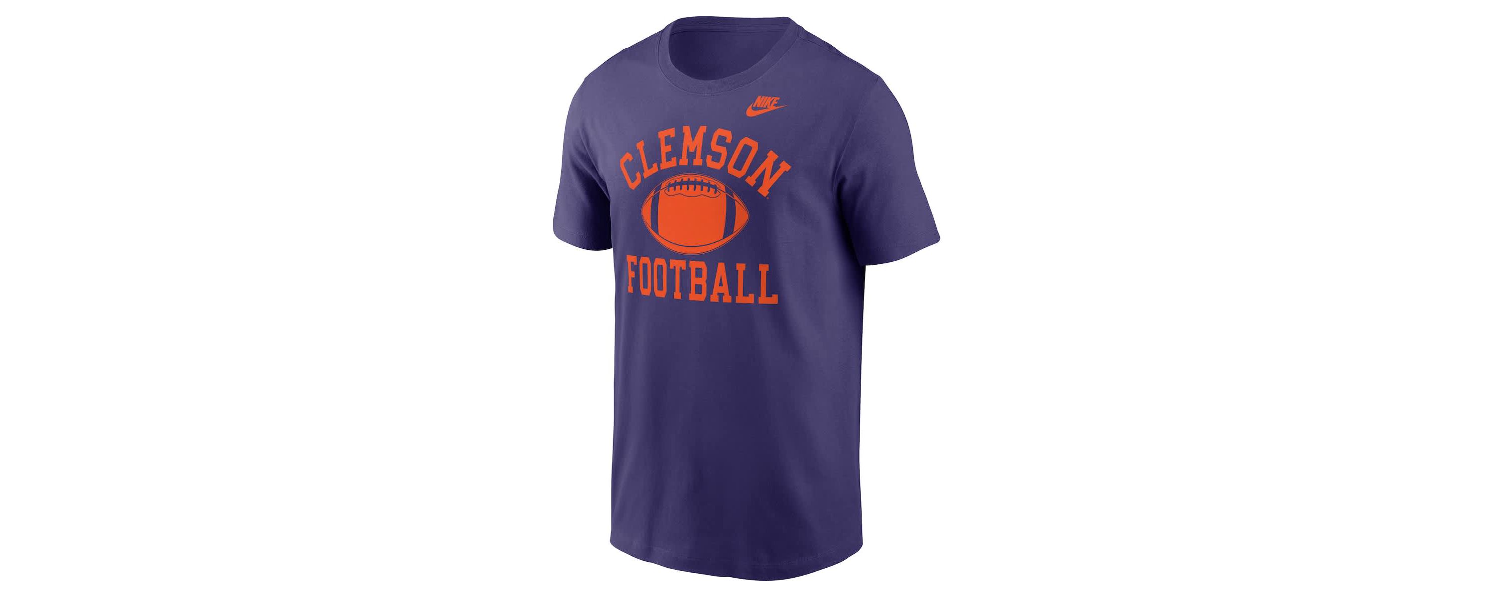 NCAA Nike Clemson Tigers Legacy Football Icon T-Shirt