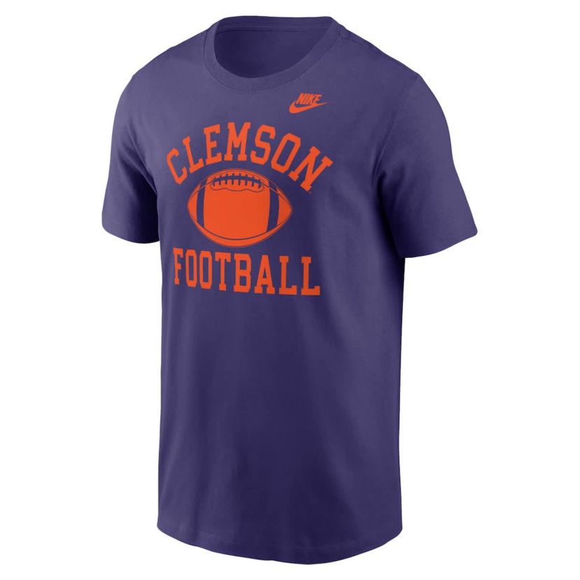 NCAA Nike Clemson Tigers Legacy Football Icon T-Shirt
