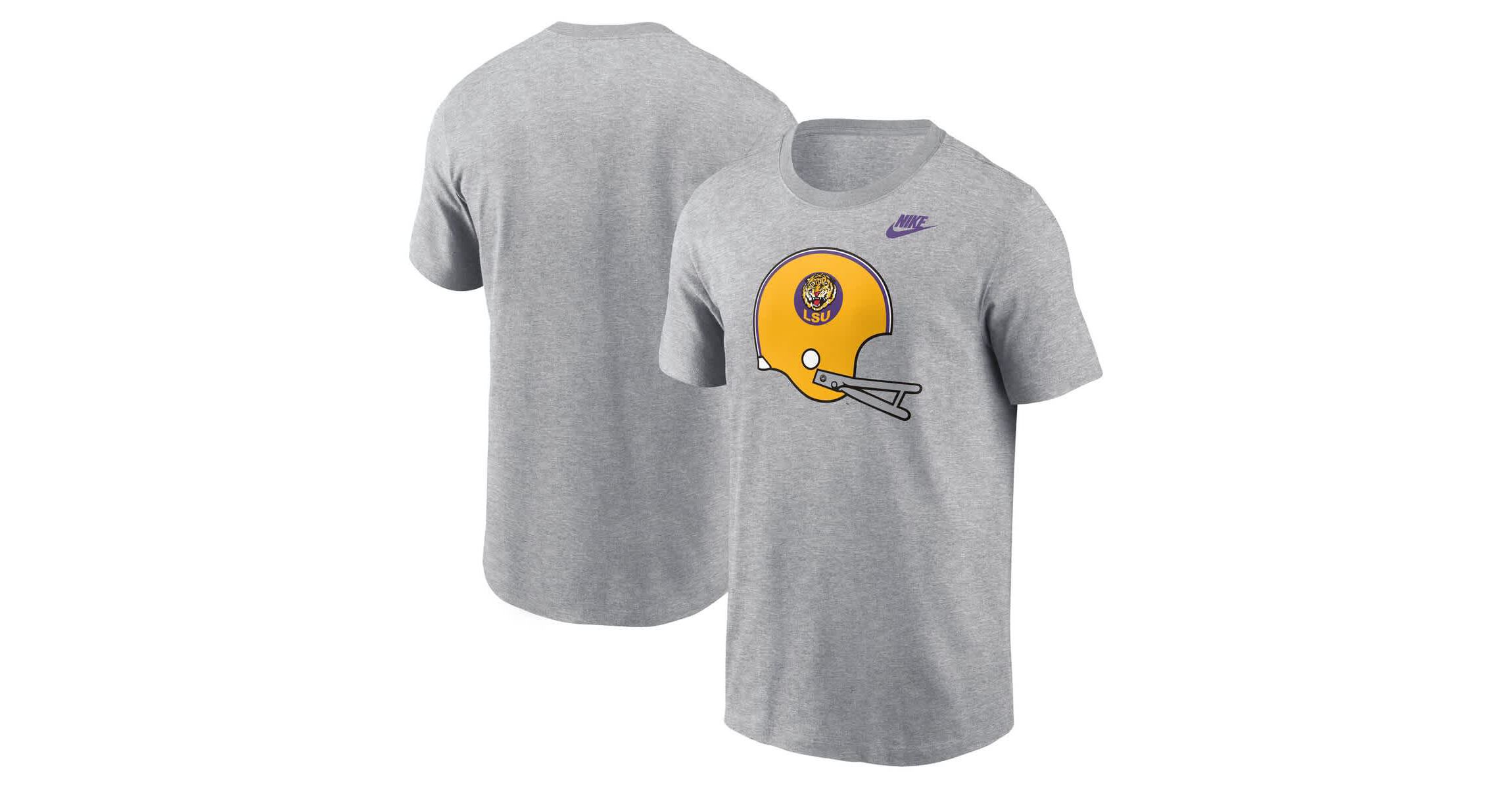 NCAA Nike LSU Tigers Legacy Helmet T-Shirt