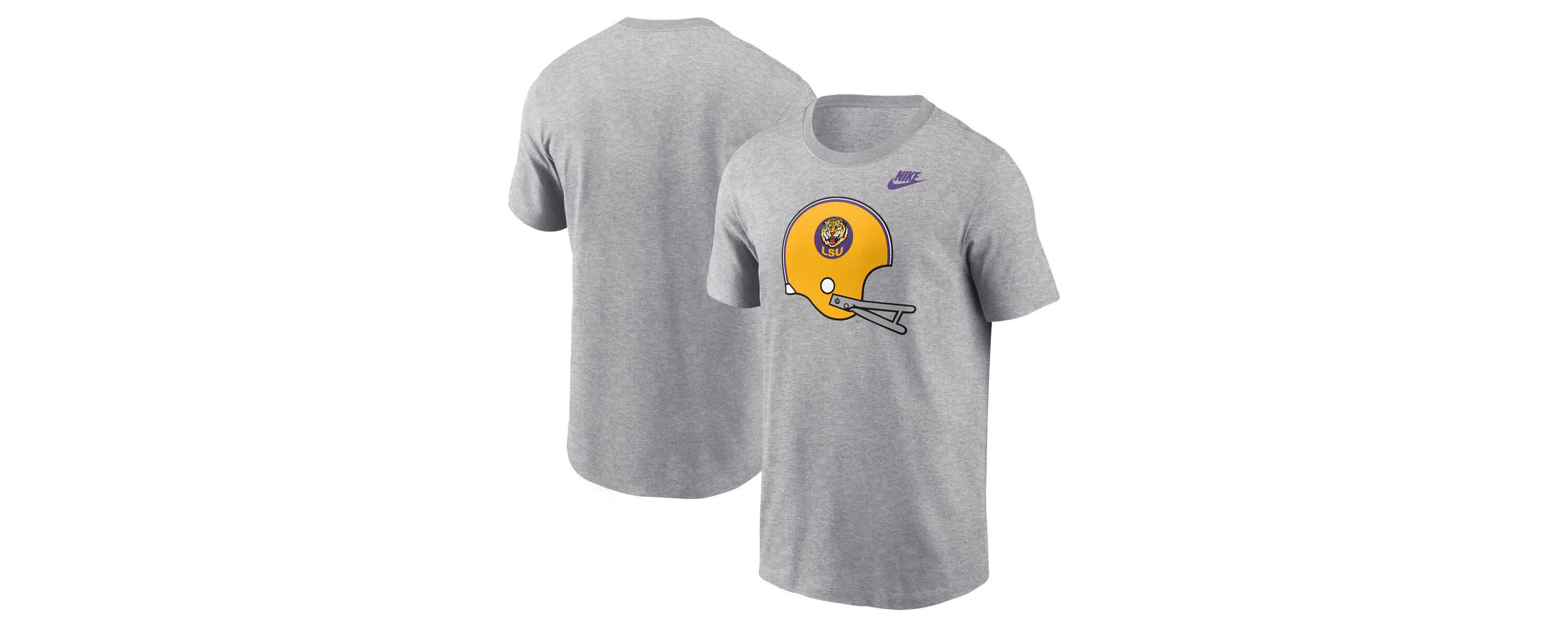 NCAA Nike LSU Tigers Legacy Helmet T-Shirt