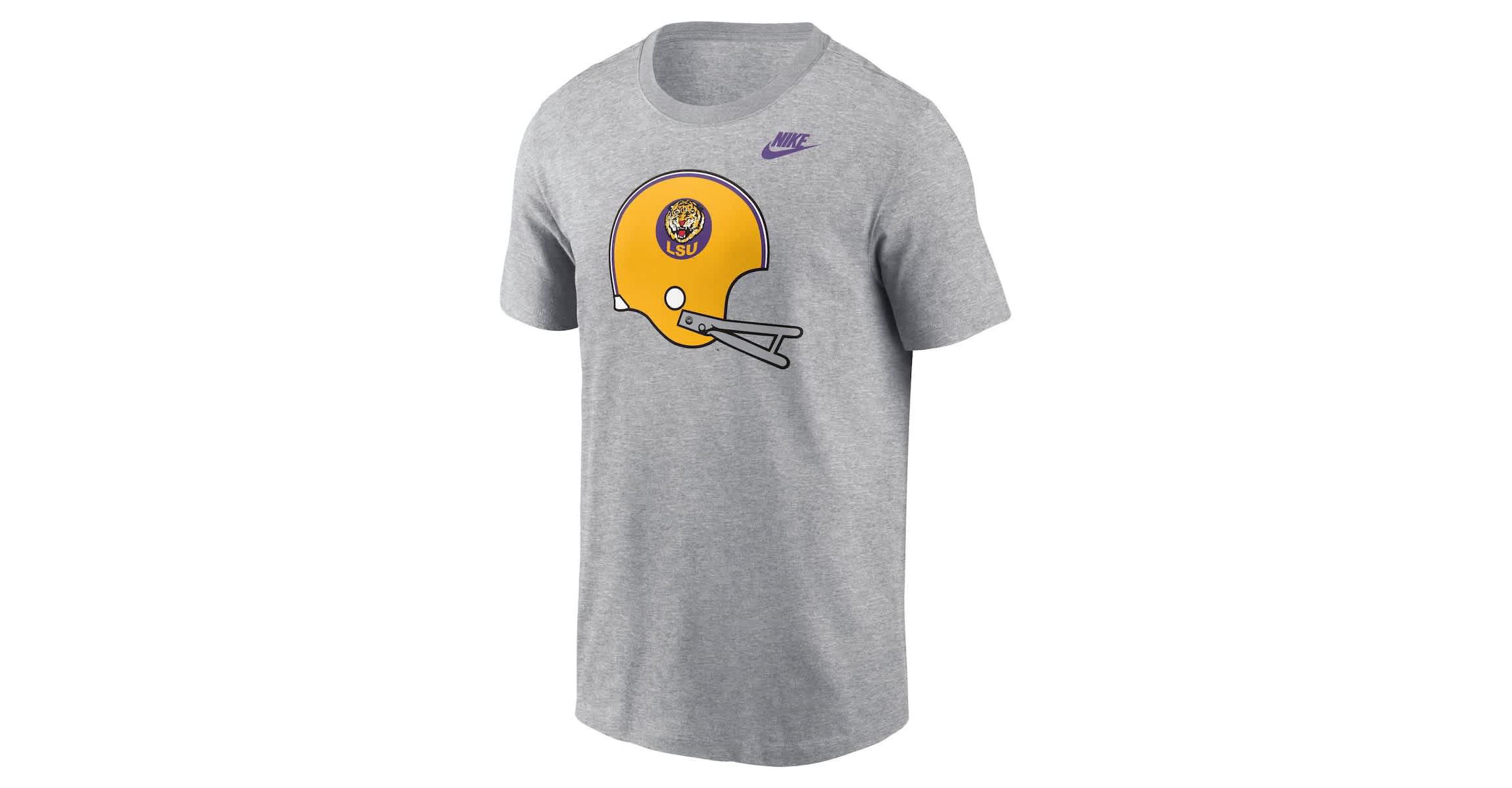 NCAA Nike LSU Tigers Legacy Helmet T-Shirt