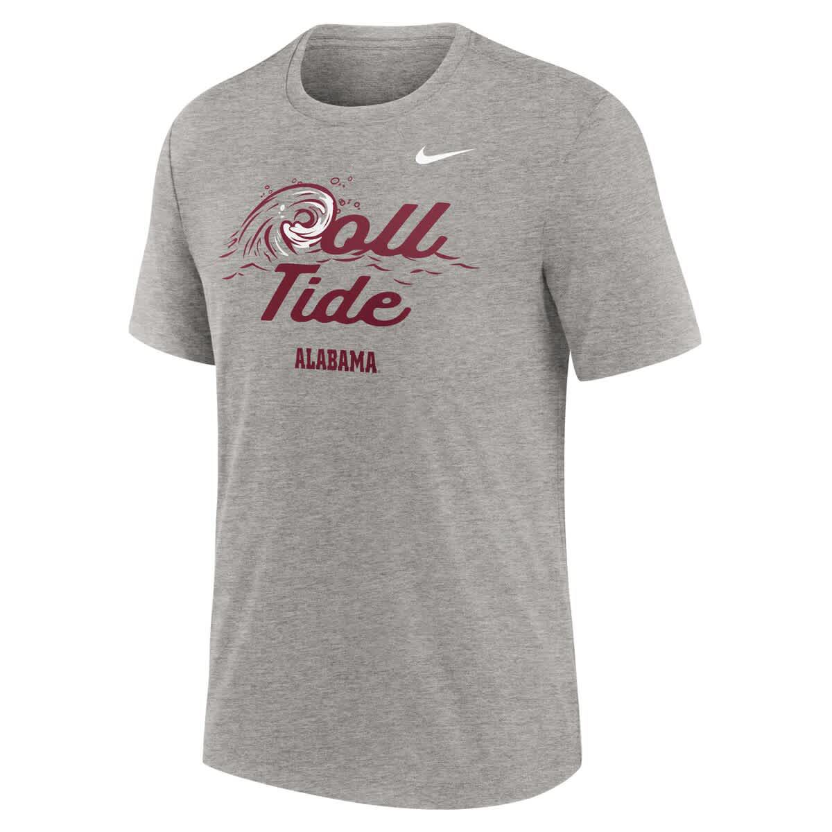 Alabama Crimson Tide NCAA Nike Alabama Tide Local Campus Time Honored Tradition Tri-Blend T-Shirt