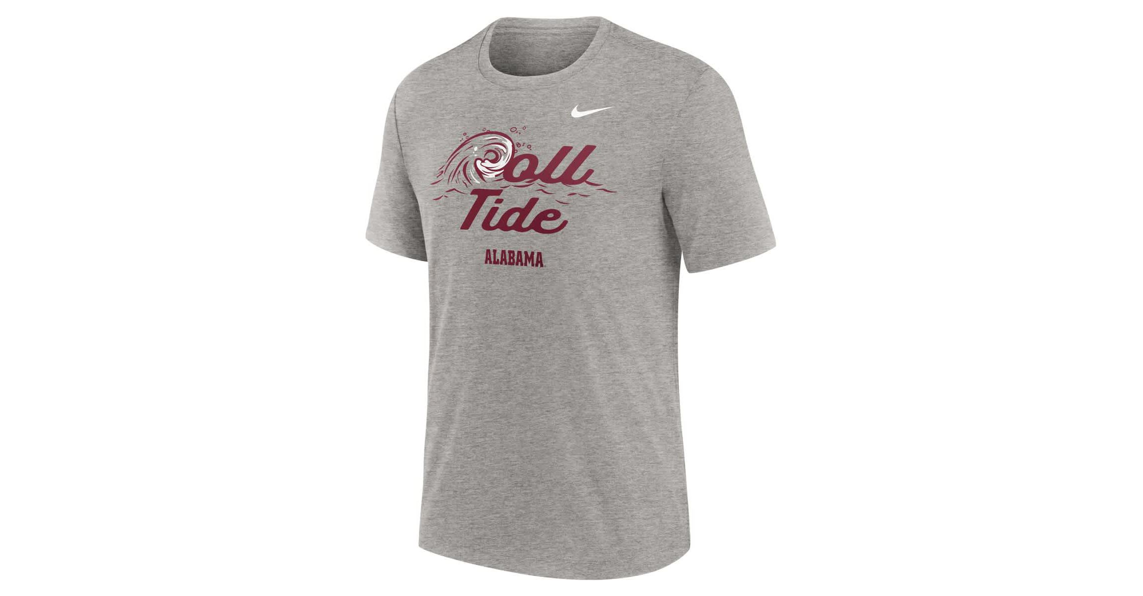 Alabama Crimson Tide NCAA Nike Alabama Tide Local Campus Time Honored Tradition Tri-Blend T-Shirt