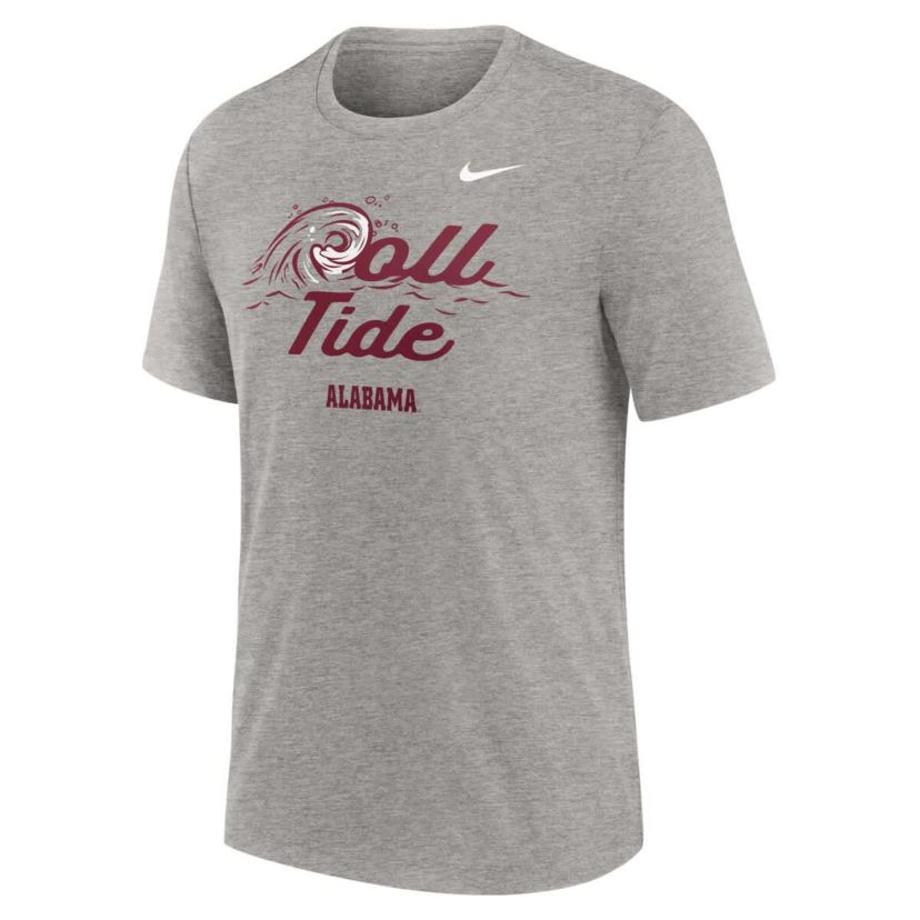 Alabama Crimson Tide NCAA Nike Alabama Tide Local Campus Time Honored Tradition Tri-Blend T-Shirt
