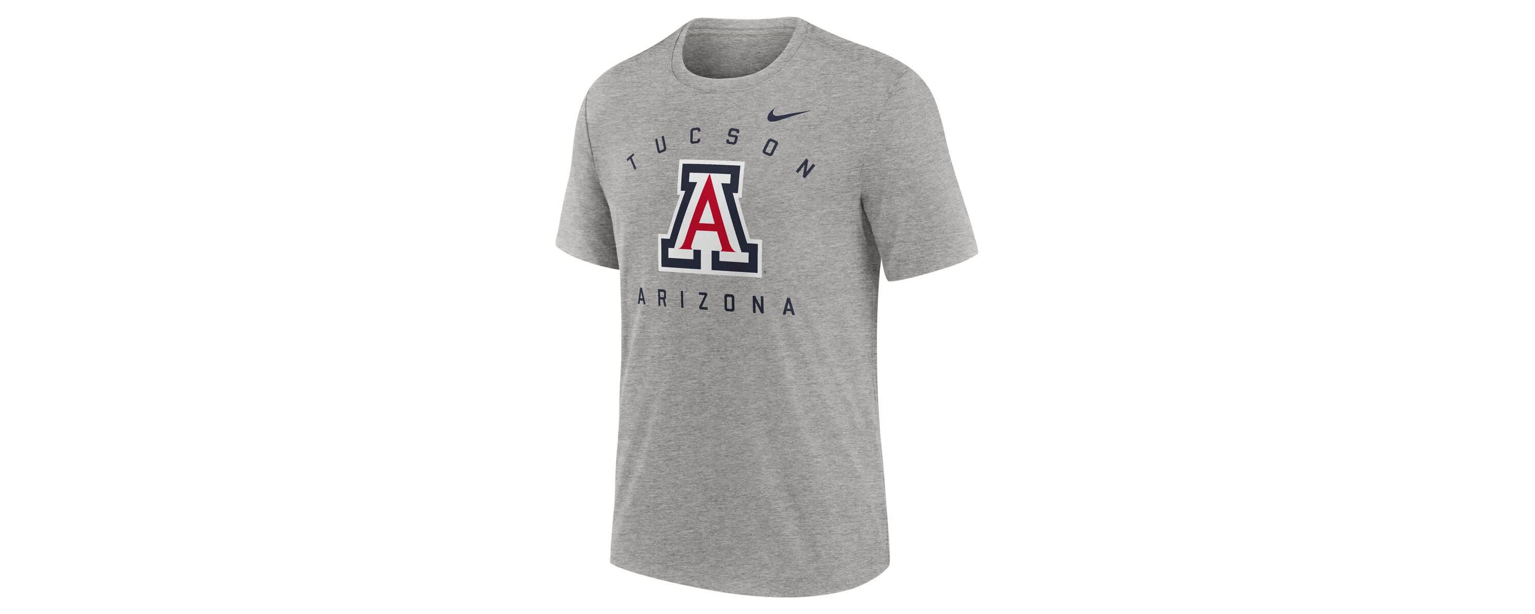 NCAA Nike Arizona Wildcats Campus Primary Location Tri-Blend T-Shirt