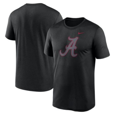Men's Alabama Crimson Tide NCAA Nike Alabama Tide Color Pop Logo Legend Performance T-Shirt, Black, XL